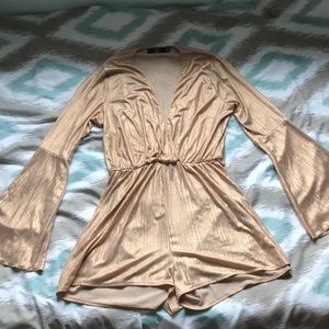 Missguided Bell Sleeve Romper